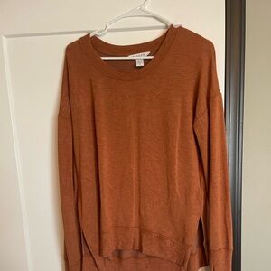 Rust Athleta Crewneck Sweater